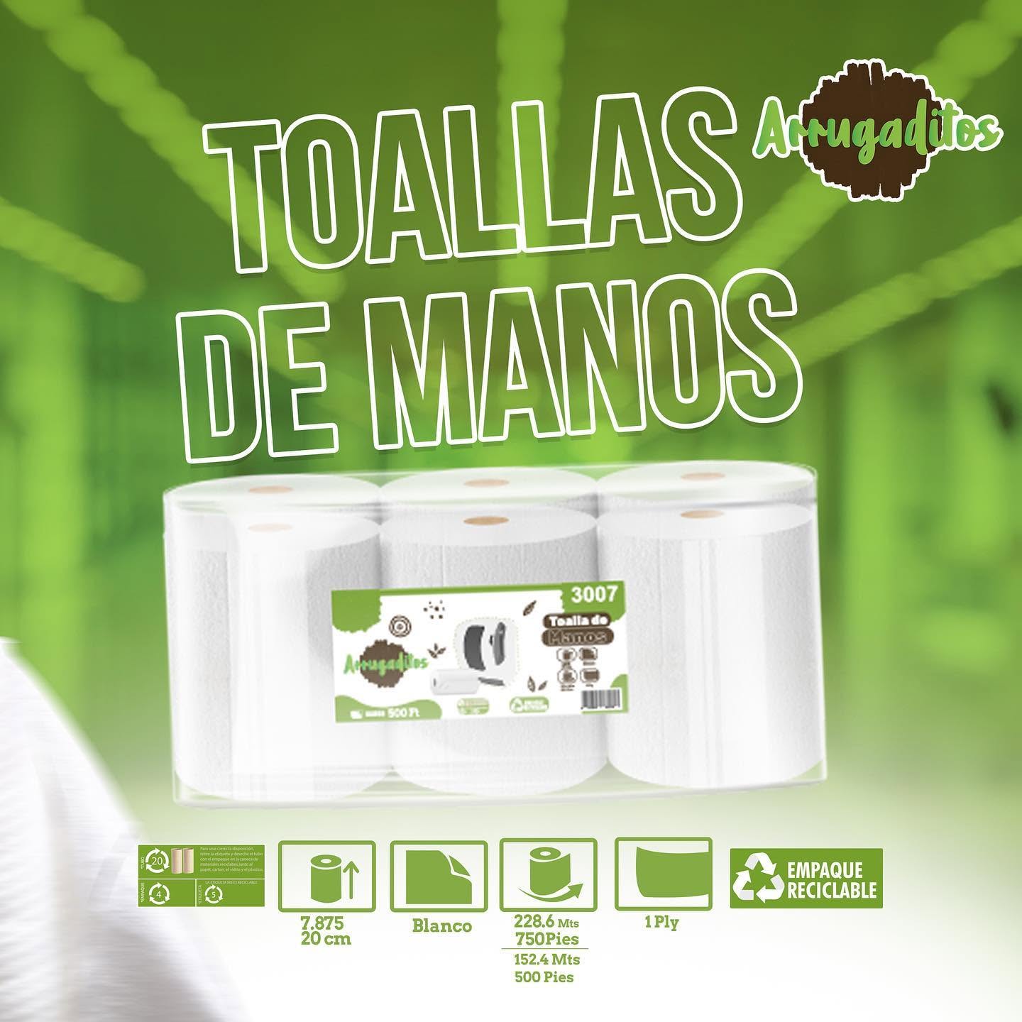 PAPEL TOALLA ARRUGADITOS